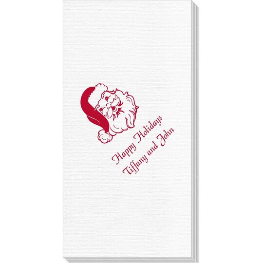 Happy Santa Claus Deville Guest Towels