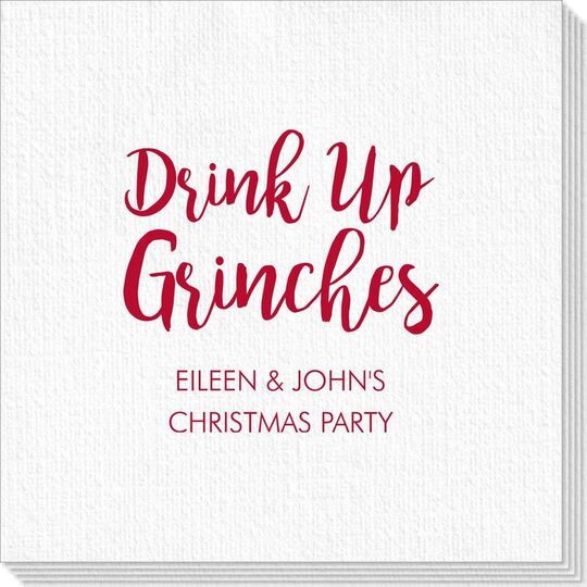 Drink Up Grinches Deville Napkins