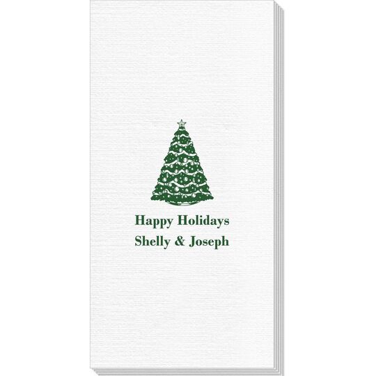 Christmas Tree Deville Guest Towels