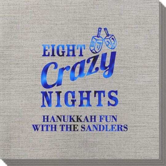 Eight Crazy Nights Bamboo Luxe Napkins