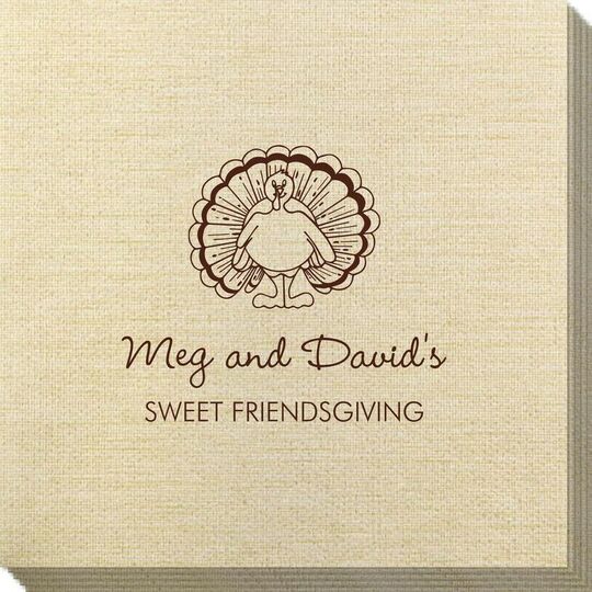 Friendsgiving Bamboo Luxe Napkins