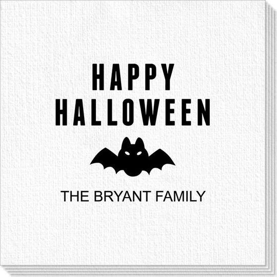 Happy Halloween Bat Deville Napkins