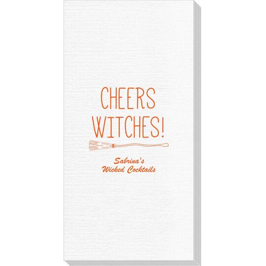 Cheers Witches Halloween Deville Guest Towels