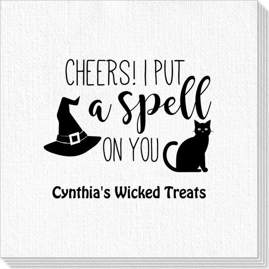 Spell On You Halloween Deville Napkins