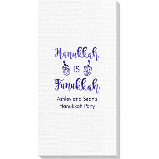 Hanukkah Is Funukkah Deville Guest Towels