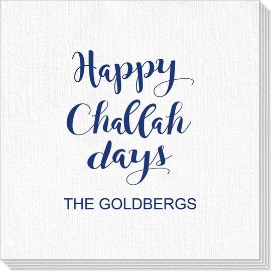 Happy Challah Days Deville Napkins