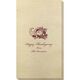 Thanksgiving Horn Bamboo Luxe Guest Towels Image 1 of 2