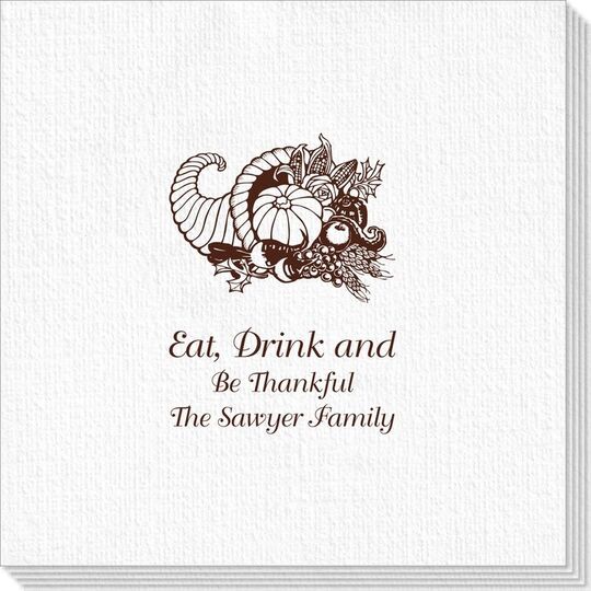 Thanksgiving Horn Deville Napkins
