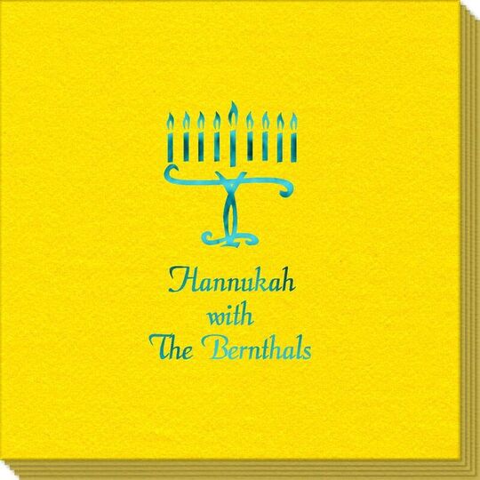 Menorah Linen Like Napkins