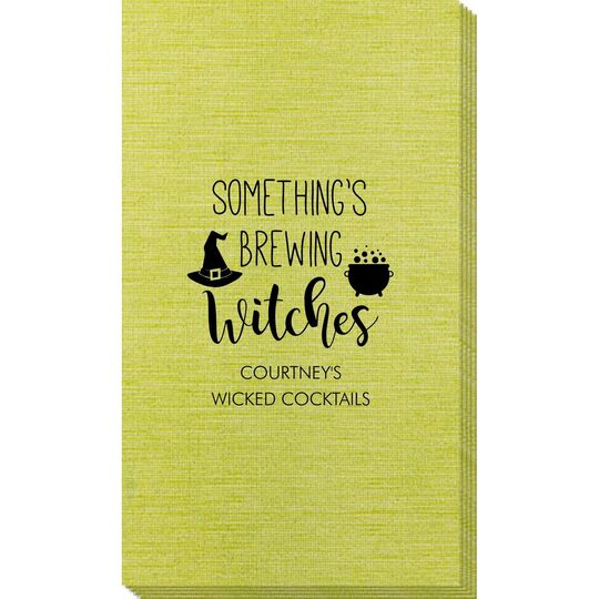 Something's Brewing Witches Bamboo Luxe Guest Towels