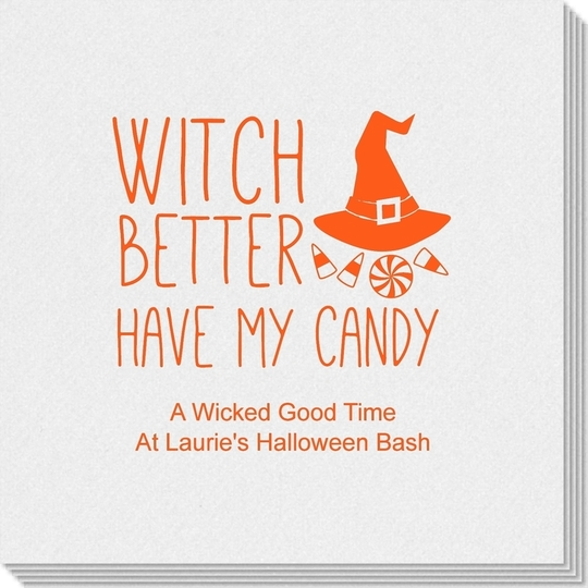 Witch Better Have My Candy Linen Like Napkins