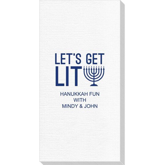 Let's Get Lit Deville Guest Towels