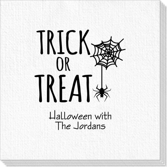 Trick or Treat Spider Deville Napkins