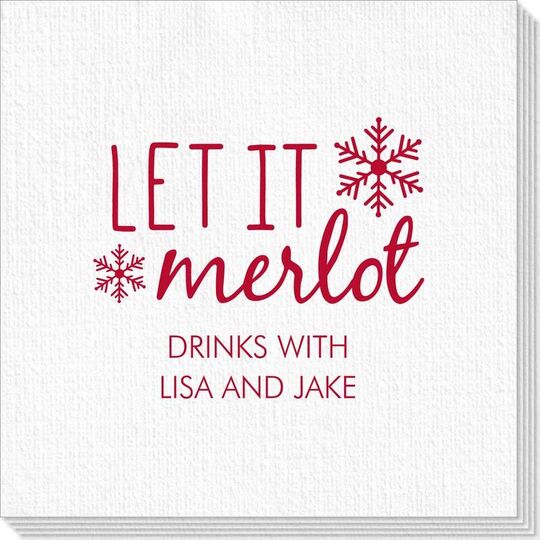 Let It Merlot Deville Napkins