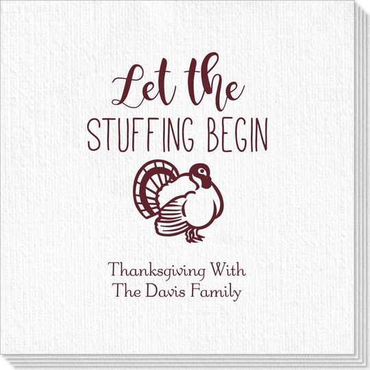 Let The Stuffing Begin Deville Napkins