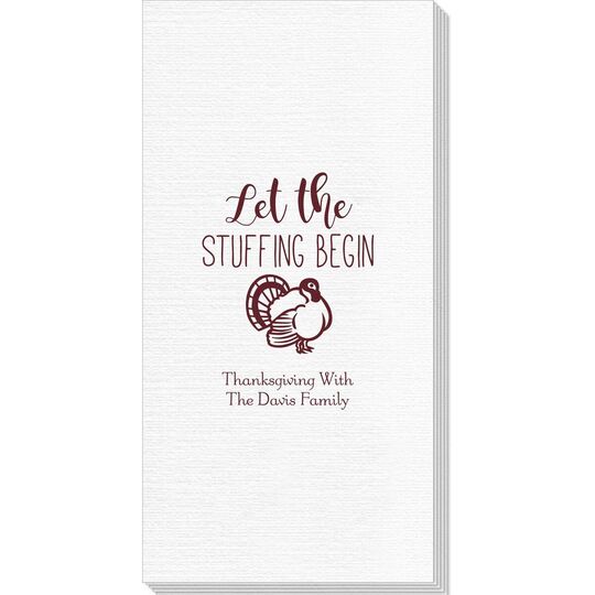 Let The Stuffing Begin Deville Guest Towels