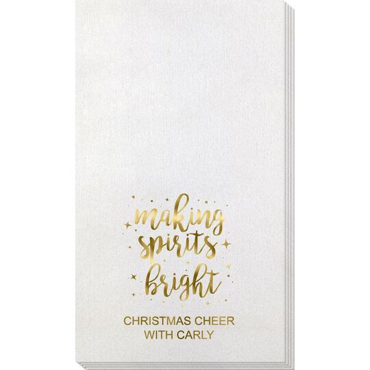 Making Spirits Bright Bamboo Luxe Guest Towels
