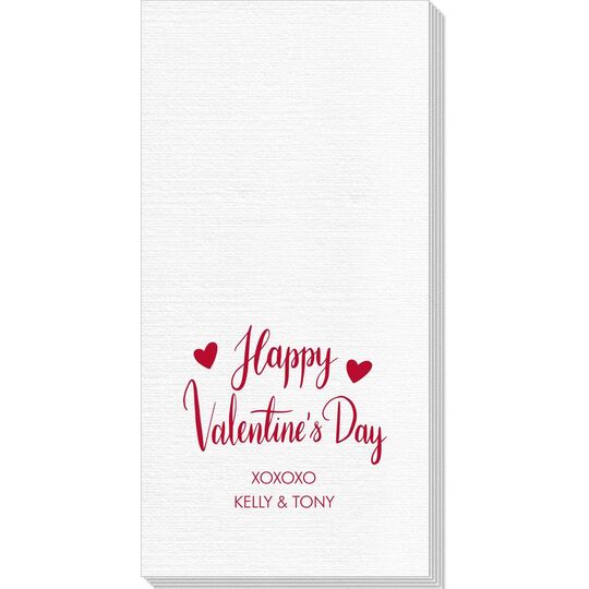 Happy Valentine's Day Deville Guest Towels