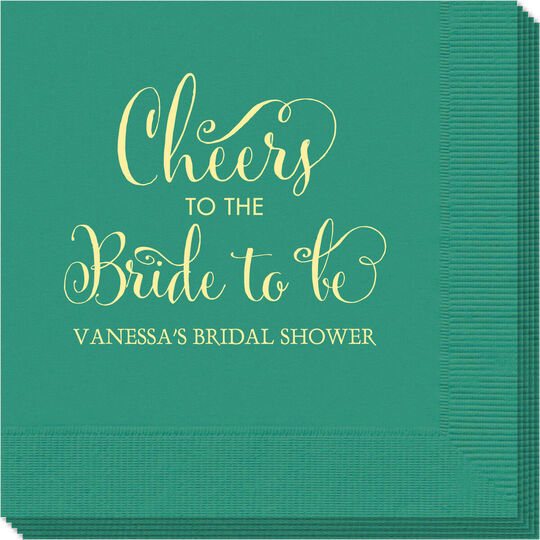Cheers To The Bride To Be Napkins