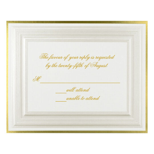 Lavish Elegance Response Cards