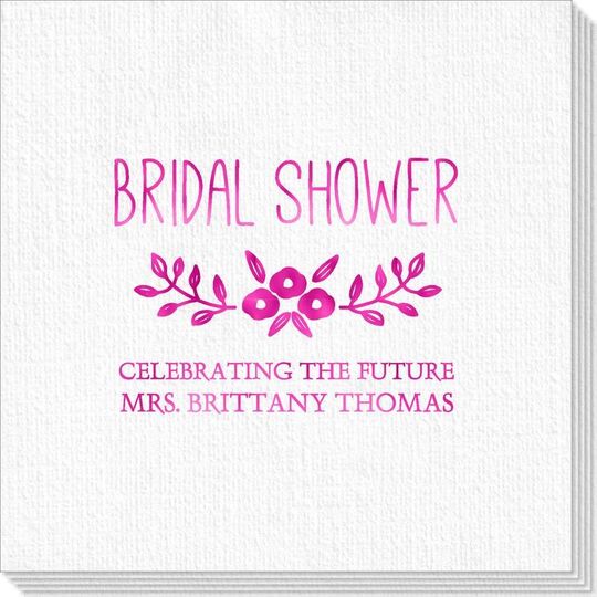 Bridal Shower Swag Deville Napkins