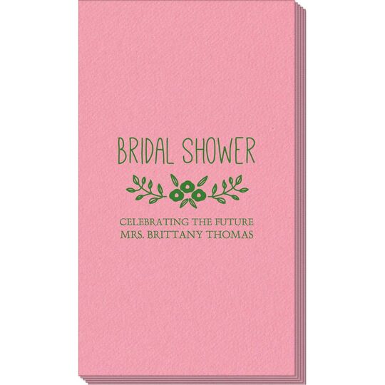 Bridal Shower Swag Linen Like Guest Towels