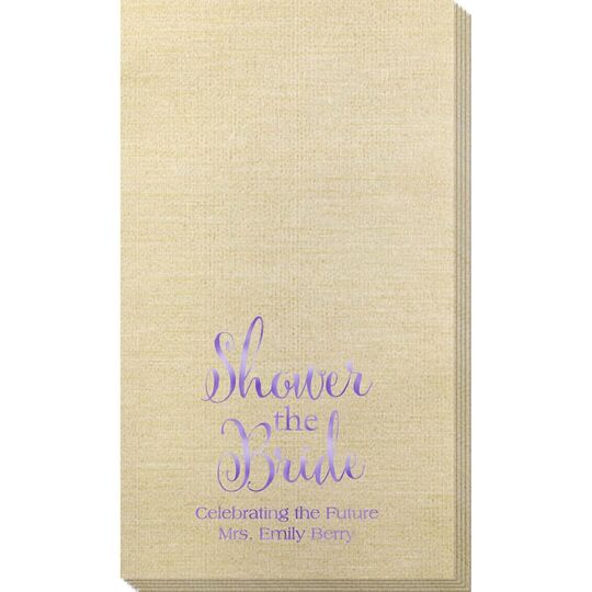 Shower The Bride Bamboo Luxe Guest Towels
