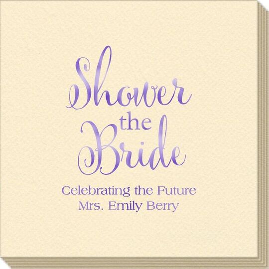 Shower The Bride Linen Like Napkins