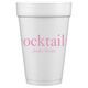 Big Word Cocktails Styrofoam Party Cups Image 4 of 4