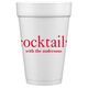 Big Word Cocktails Styrofoam Party Cups Image 2 of 4