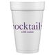 Big Word Cocktails Styrofoam Party Cups Image 3 of 4