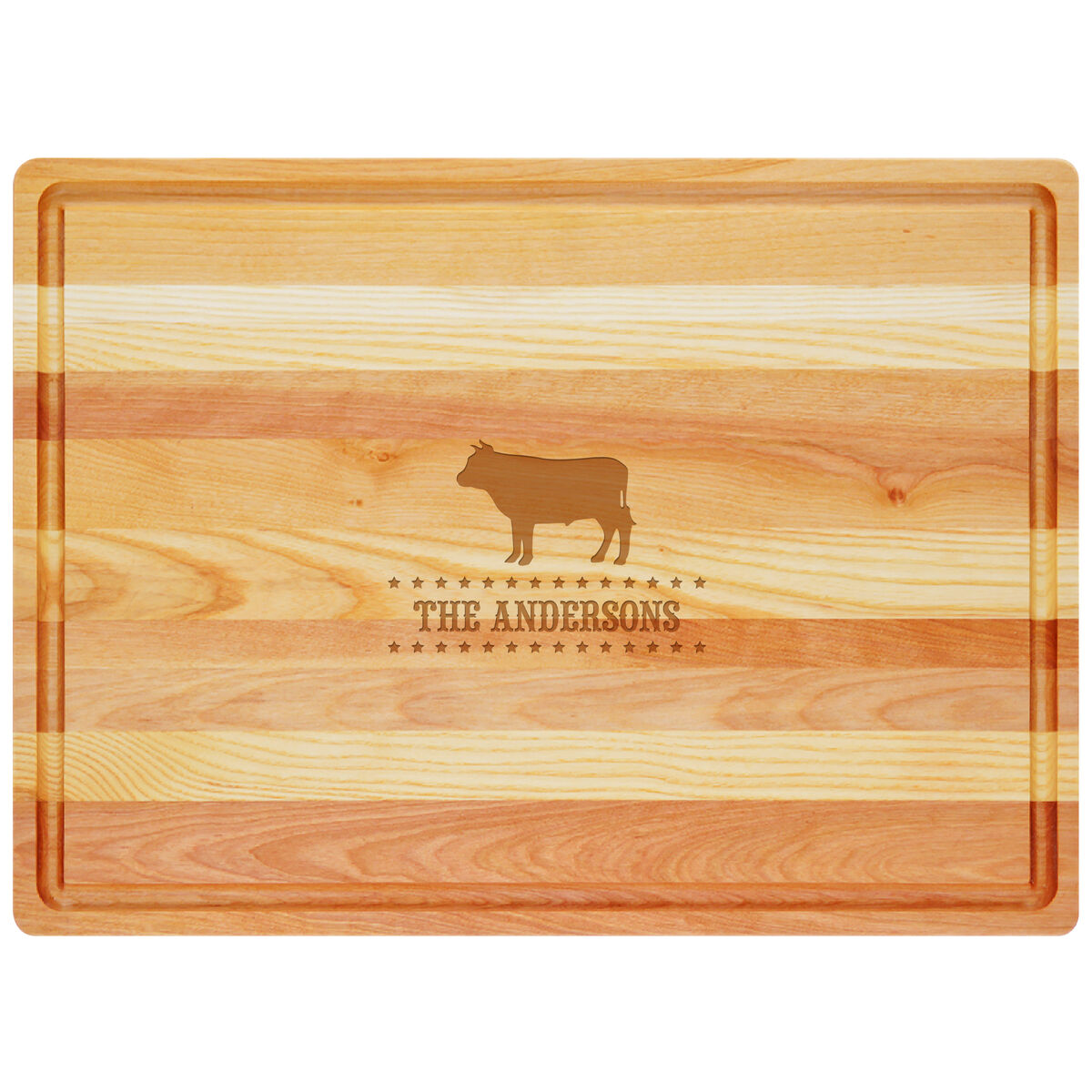 Wooden Engraved Cutting Board Cow Heifer Kitchen Cow Animal Lover Host –  Footsteps in the Past