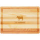 Personalized Cow Master Wood Cutting Board Image 2 of 3