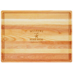 Beach House Master Wood Cutting Board