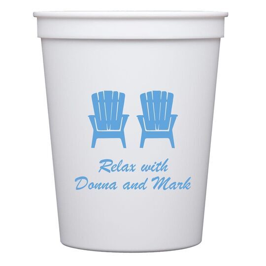 Adirondack Chairs Stadium Cups