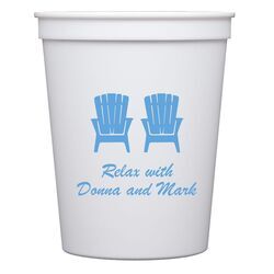 Adirondack Chairs Stadium Cups