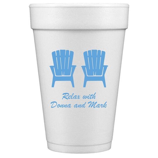 Adirondack Chairs Styrofoam Party Cups