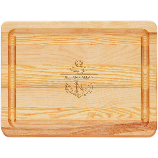 Anchor Name Small Master 10-inch Wood Bar Board