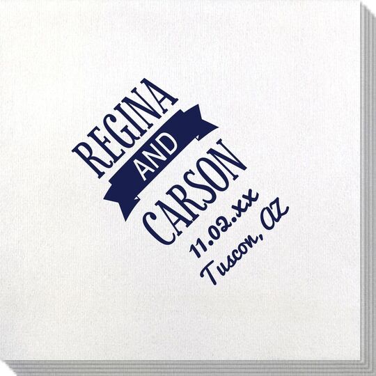 Celebration Couple Bamboo Luxe Napkins