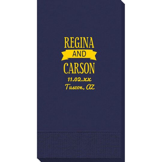 Celebration Couple Guest Towels