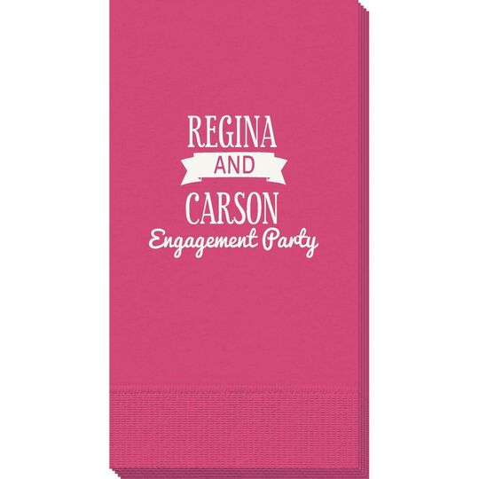 Celebration Couple Guest Towels