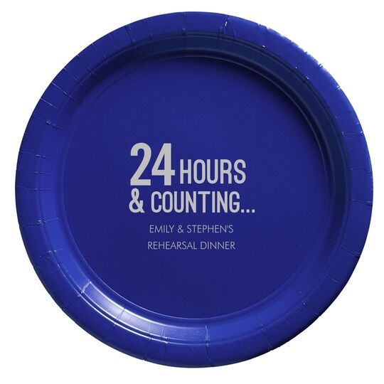 24 Hours and Counting Paper Plates
