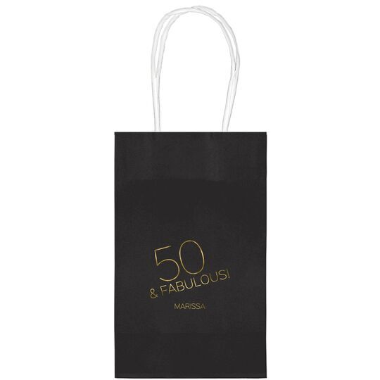 50 & Fabulous Medium Twisted Handled Bags