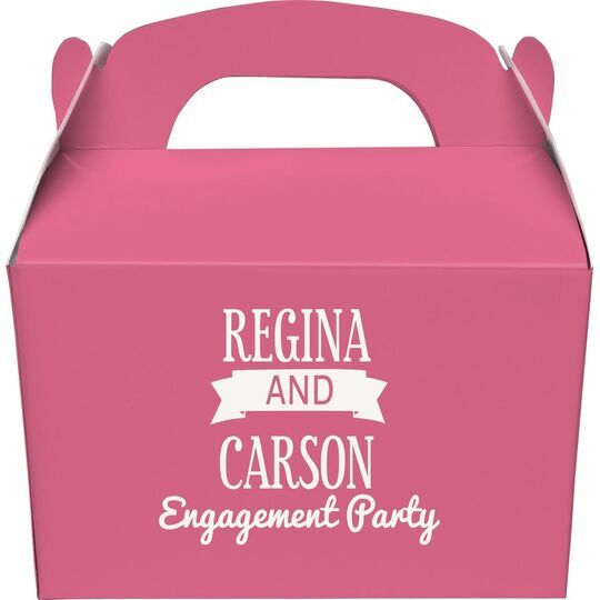 Celebration Couple Gable Favor Boxes