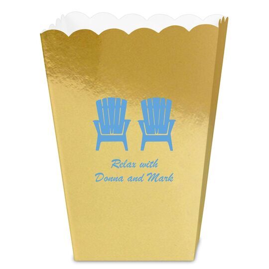 Adirondack Chairs Mini Popcorn Boxes