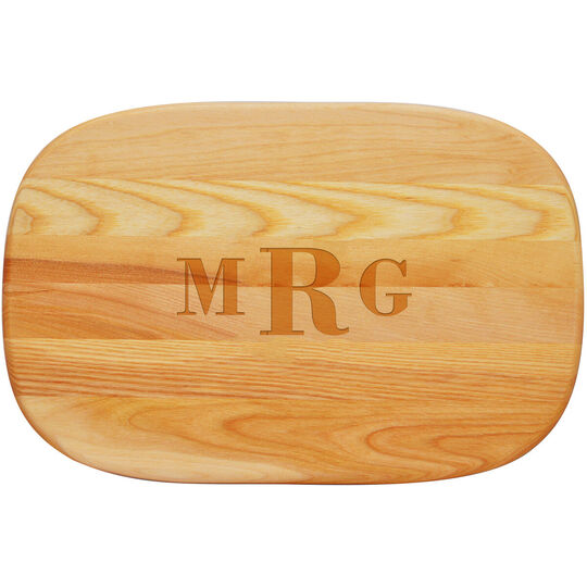 Block Monogram Medium 15-inch Wood Cutting Board