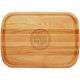 Double Circle Monogram Large 21-inch Cutting Board Image 1 of 2