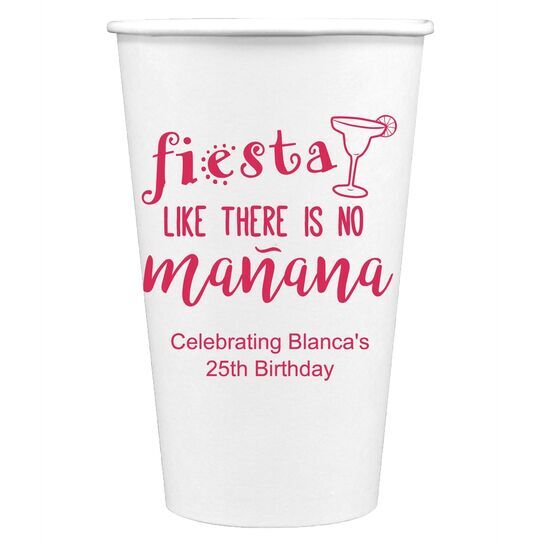 Fiesta Paper Coffee Cups