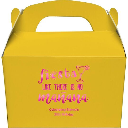 Fiesta Gable Favor Boxes