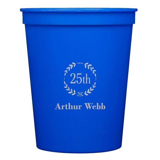 25th Wreath Stadium Cups